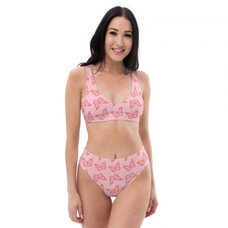 Butterfly Recycled high-waisted bikini